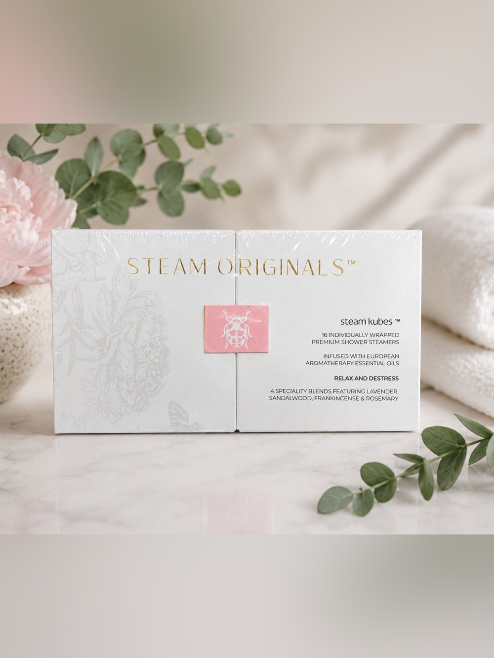 Steam Originals Steam Kubes Aromatherapy Shower Steamers – 16 Pack